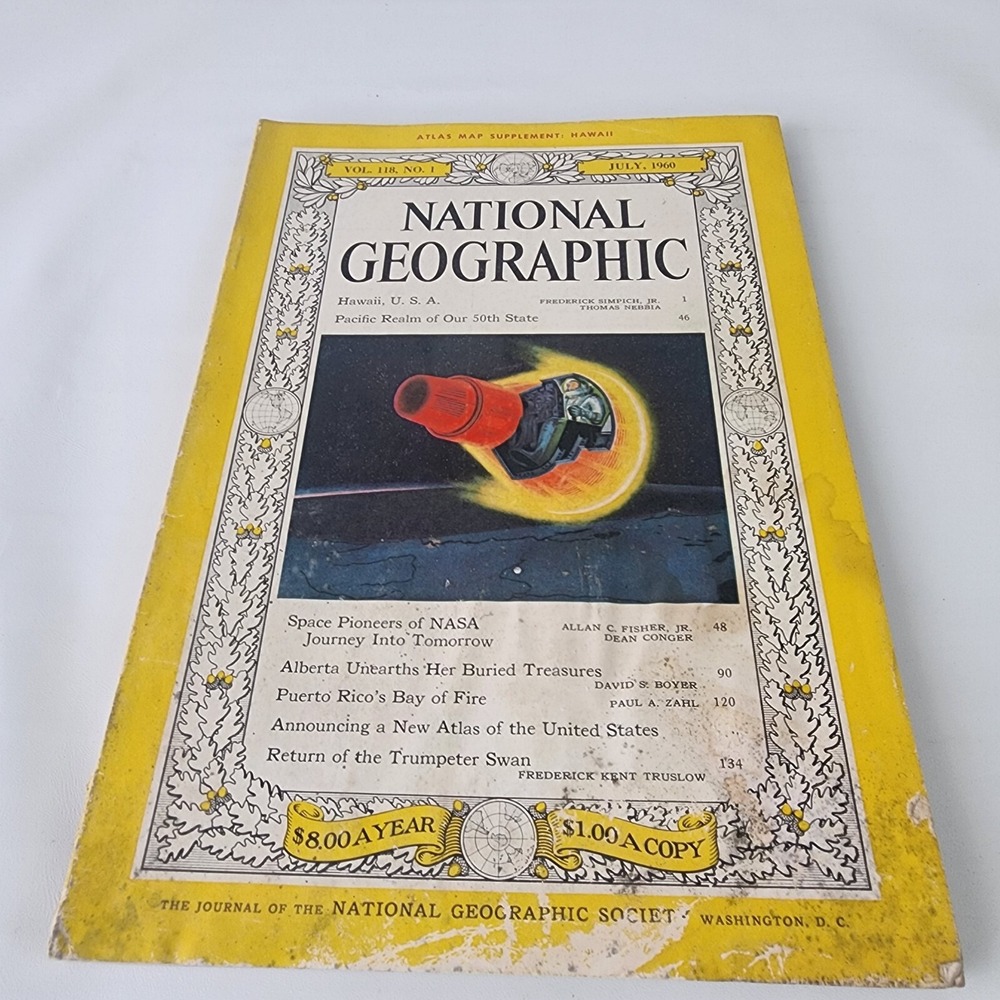 National Geographic Magazine July 1960 No‎ Insert